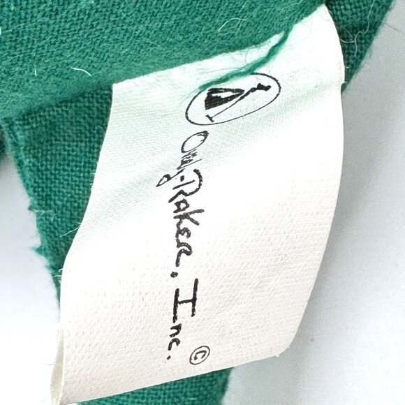 Overly Raker Bean Bag Sitting Santa Mantel Shelf Christmas Decor Red Plaid Bell - Picture 5 of 10